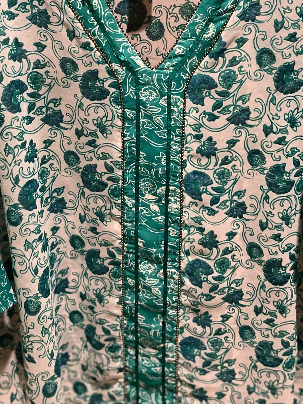 62. WOMENS CHICO’S 1/M DETAIL TOP - Picture 3 of 6